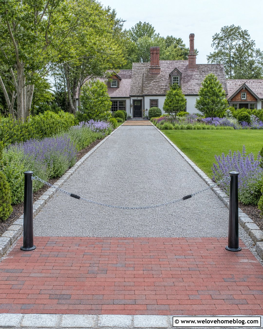 Gravel Driveway Chain Barrier - 20 Driveway Chain Barrier Ideas