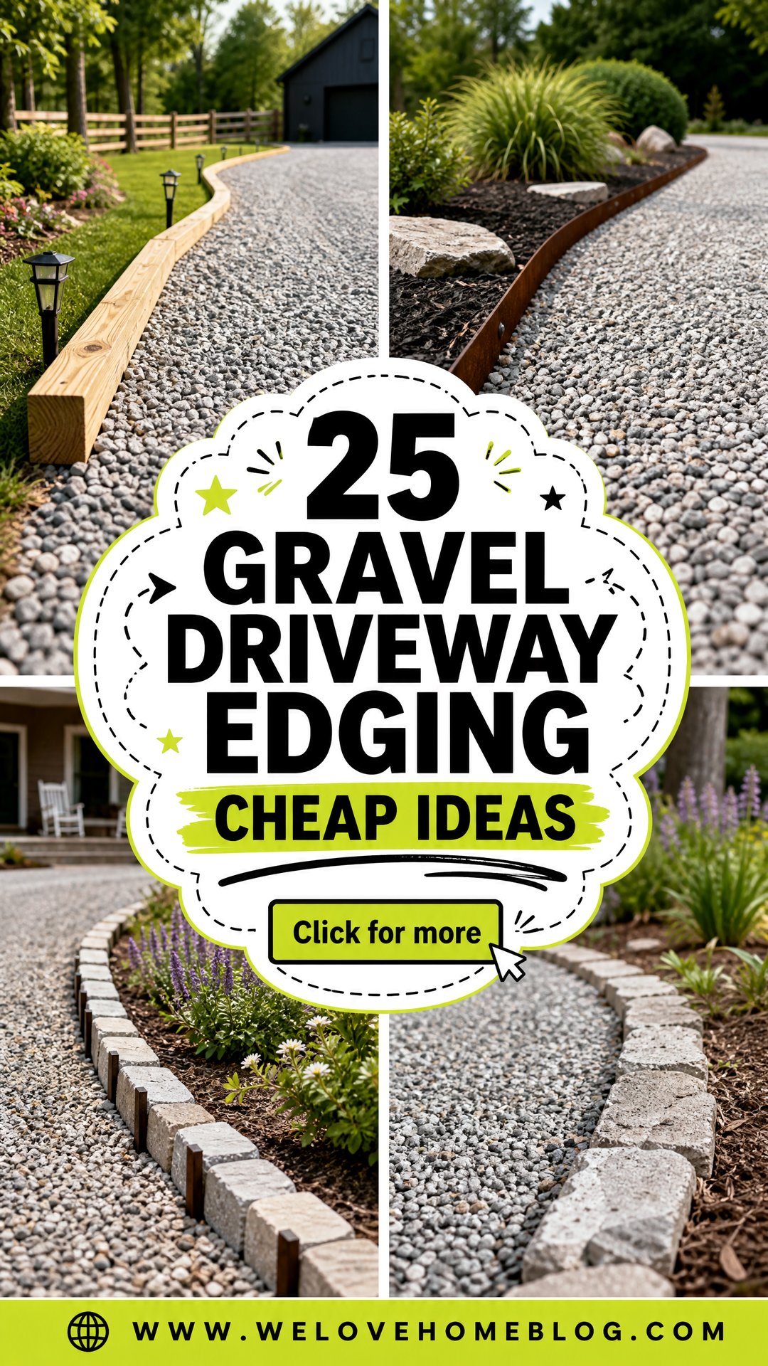 25 Gravel Driveway Edging Cheap Ideas for Budget Upgrades - 25 Gravel Driveway Edging Cheap Ideas for Budget Upgrades