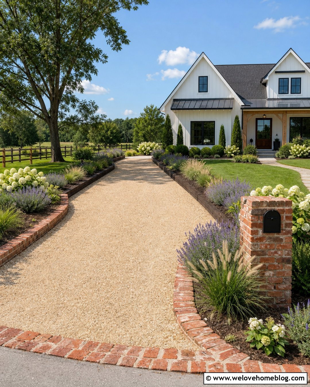 Gravel Driveway Edging With Brick And Timber - 25 Gravel Driveway Edging Cheap Ideas
