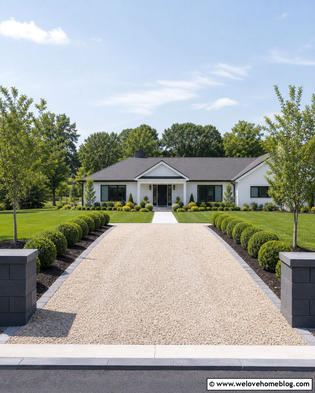 Gravel Driveway Edging With Concrete Blocks - 25 Gravel Driveway Edging Cheap Ideas