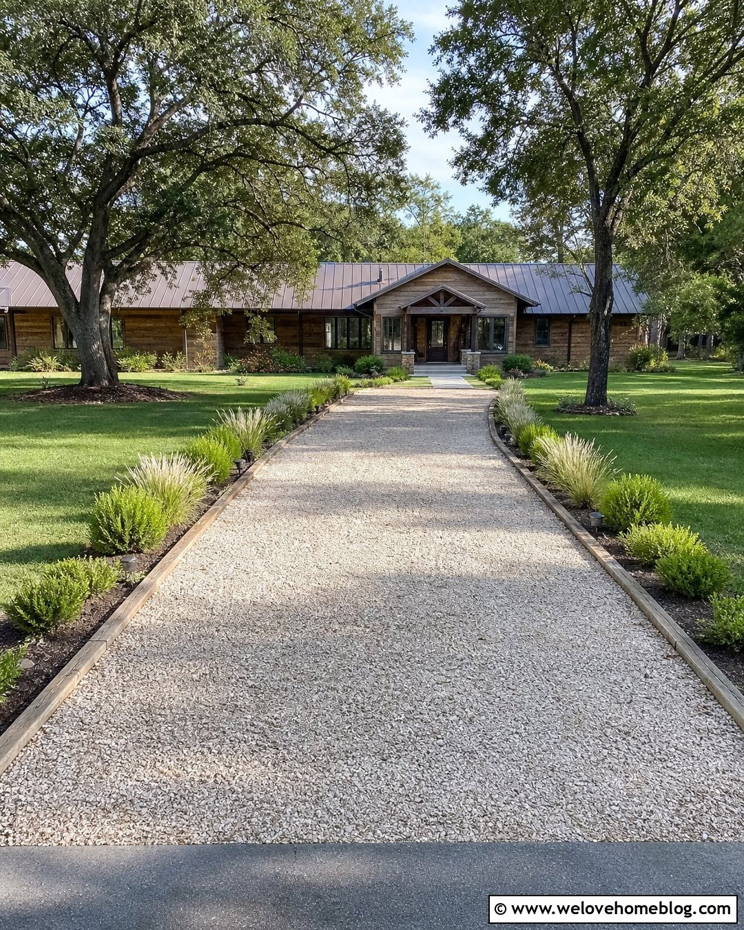 Gravel Driveway Edging With Landscape Timbers - 25 Gravel Driveway Edging Cheap Ideas