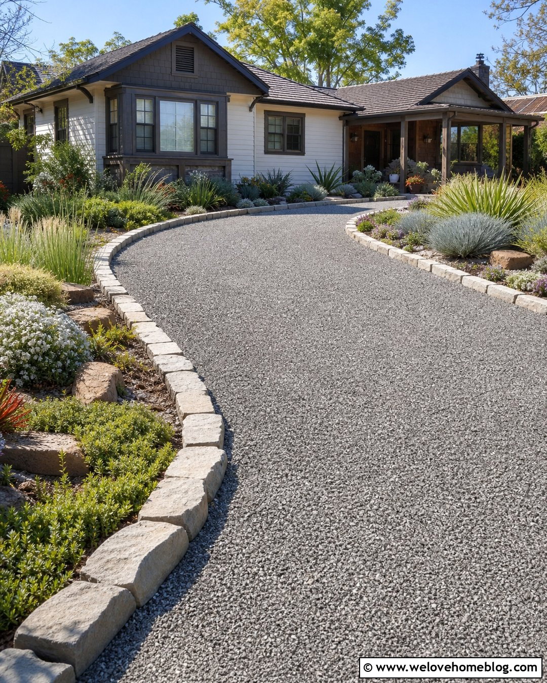 Gravel Driveway Edging With Recycled Concrete - 25 Gravel Driveway Edging Cheap Ideas