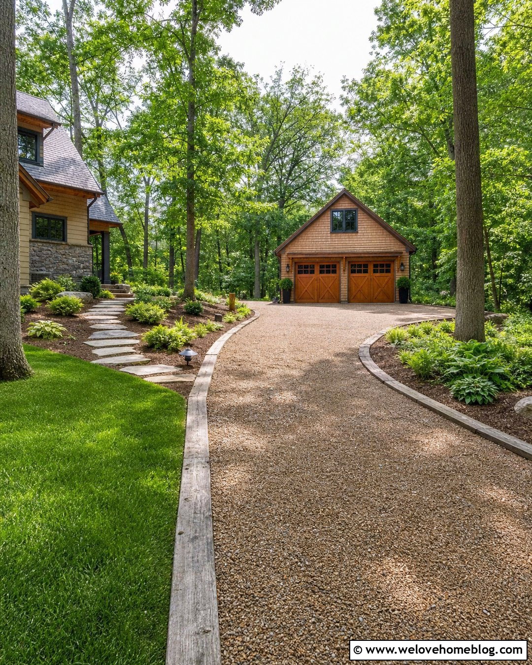 Gravel Driveway Extension To A Detached Garage - 20 Extend Driveway With Gravel Ideas