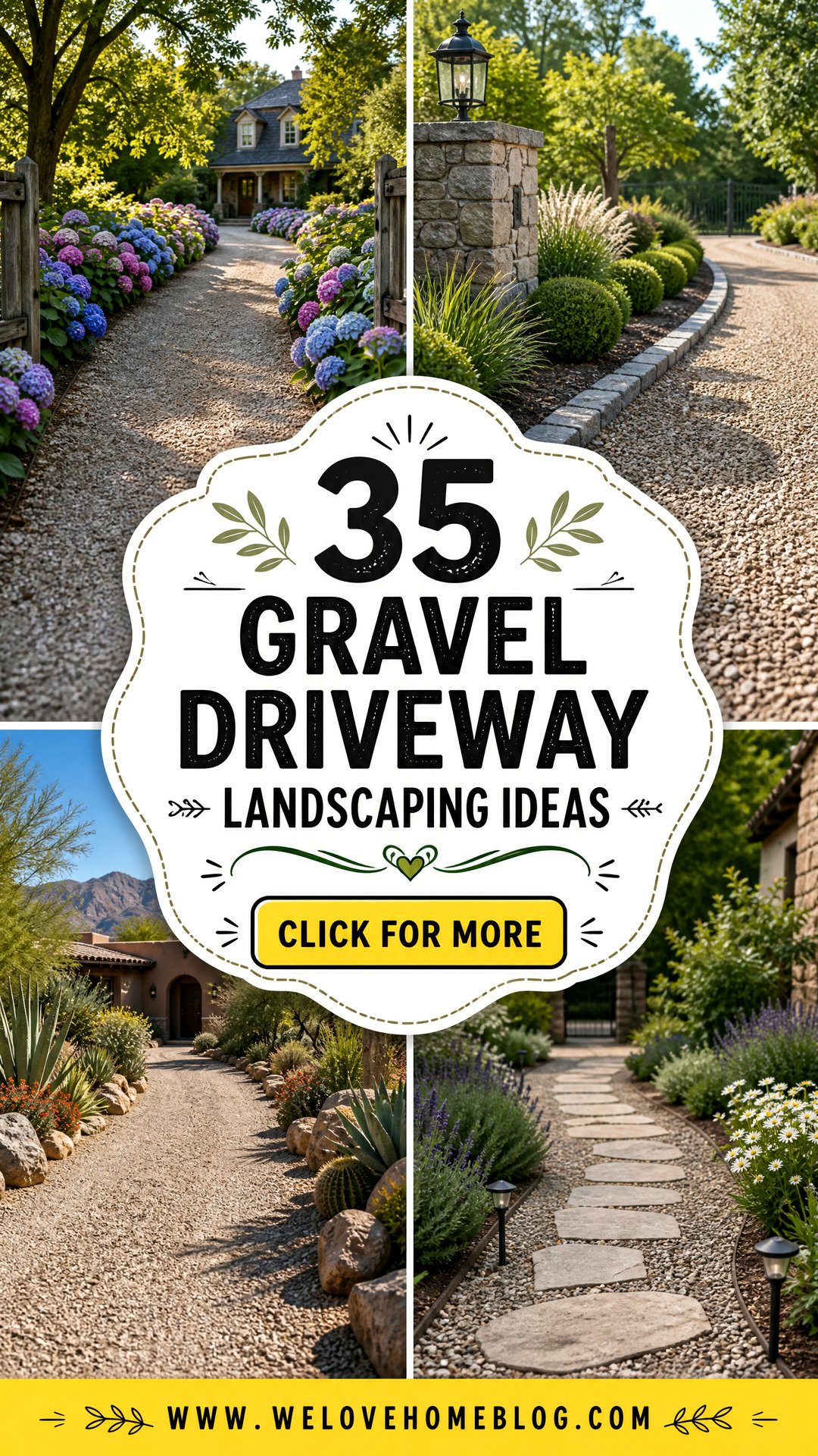 35 Gravel Driveway Landscaping Ideas for Rustic Curb Appeal - 35 Gravel Driveway Landscaping Ideas for Rustic Curb Appeal