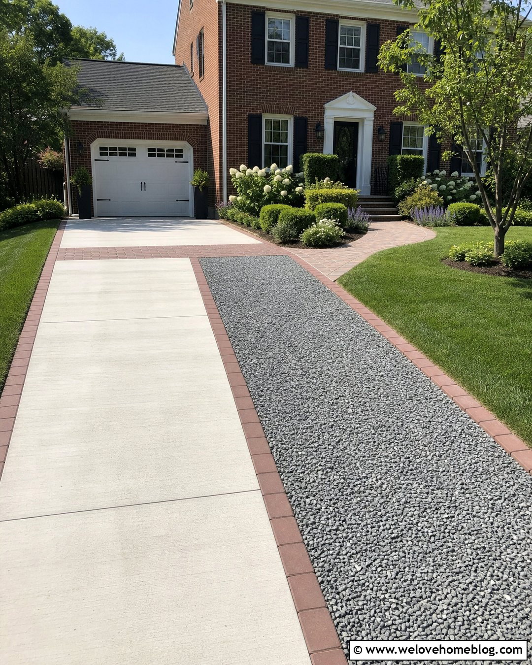 Gravel Driveway Widening With Paver Edging - 30 Widening Driveway Ideas