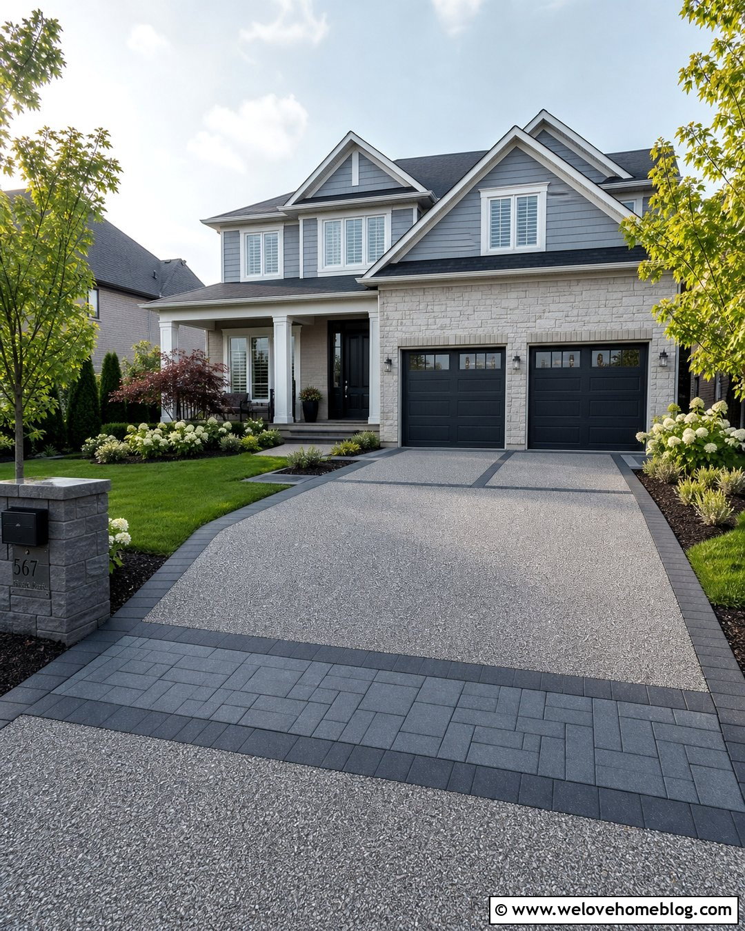 Gravel Driveway With Block Paving Parking Bays - 20 Gravel And Block Paving Driveway Ideas