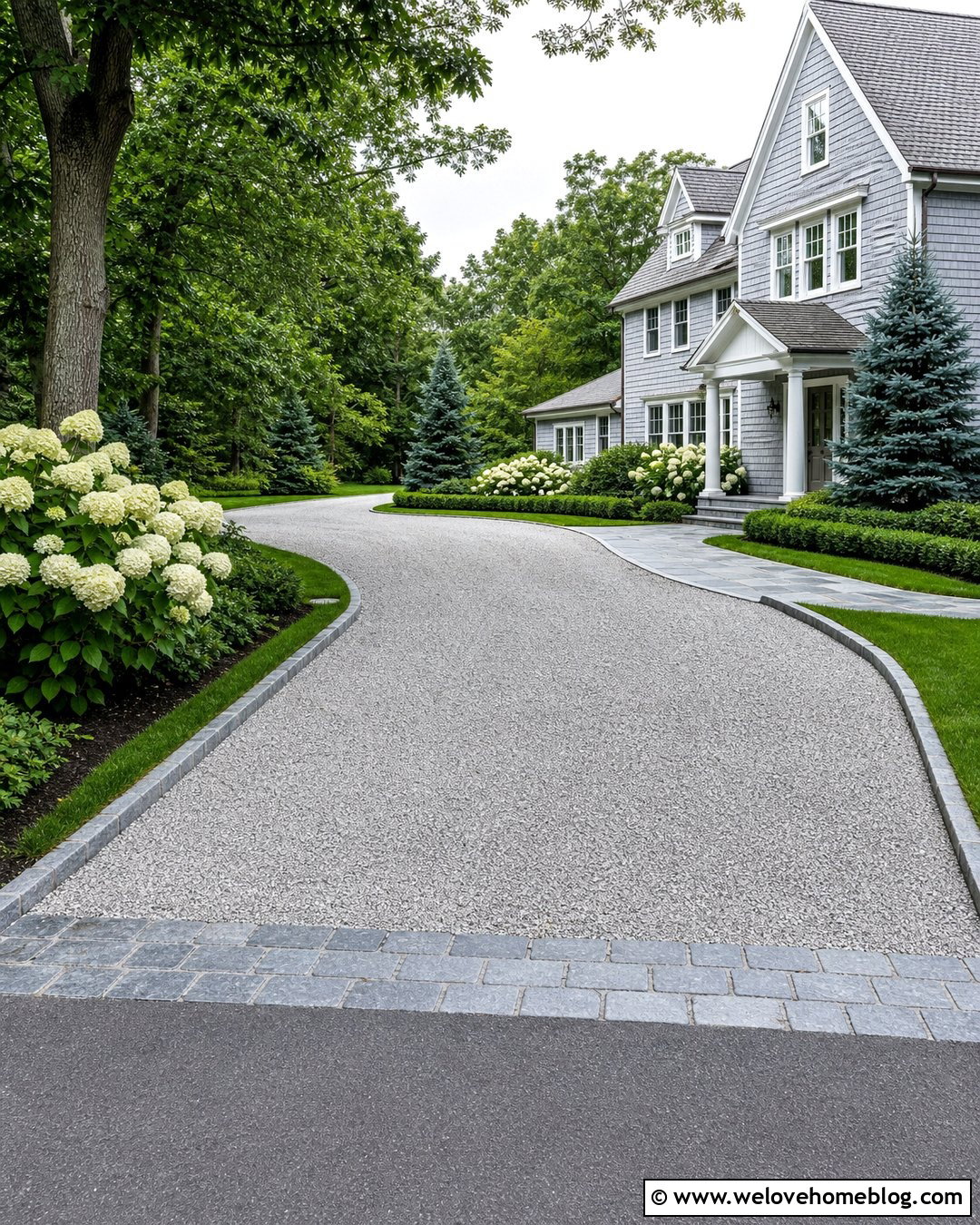 Gravel Driveway With Bluestone Edging - 50 gravel driveway ideas
