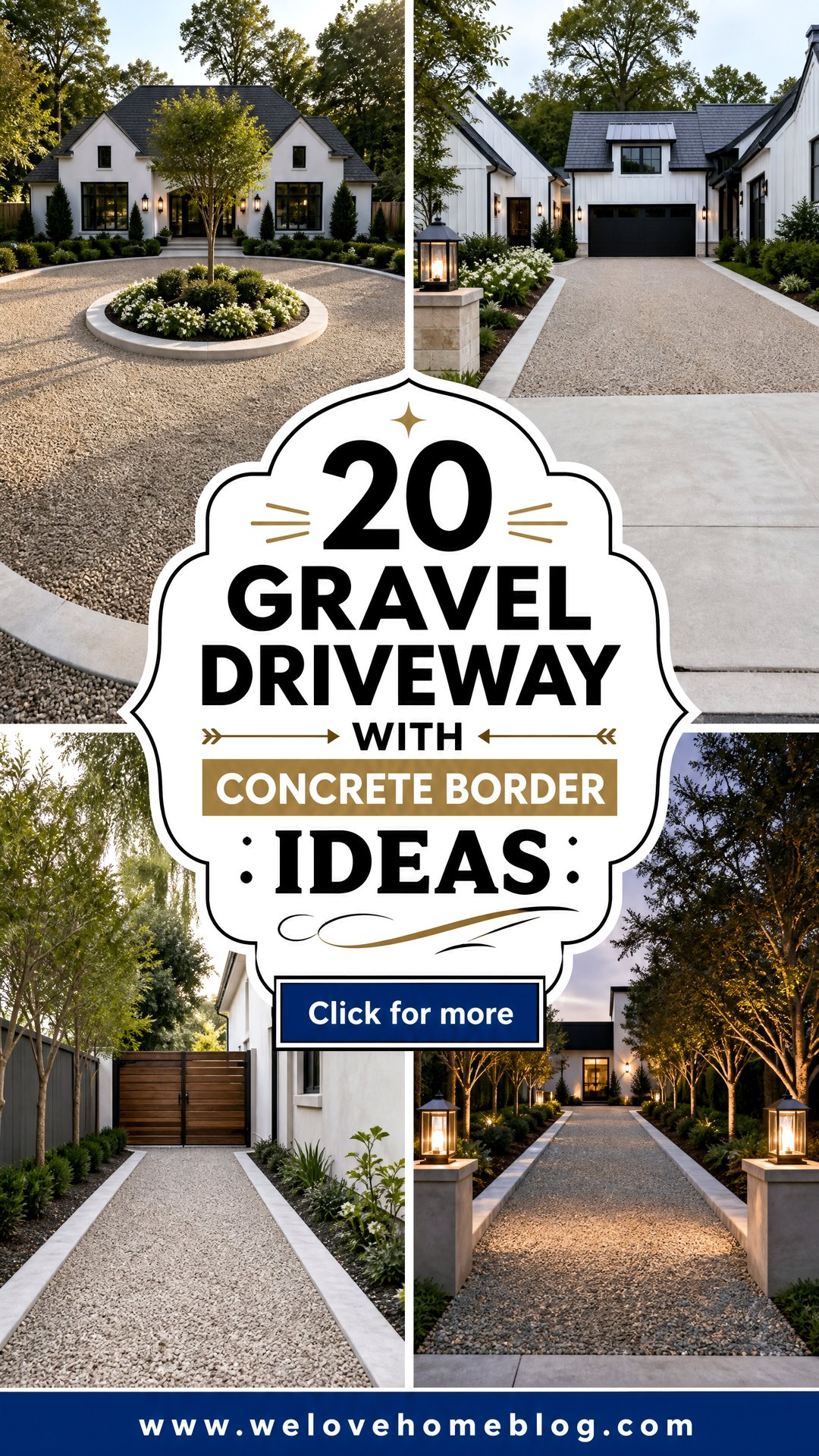 20 Gravel Driveway With Concrete Border Ideas That Look High-End - 20 Gravel Driveway With Concrete Border Ideas That Look High-End