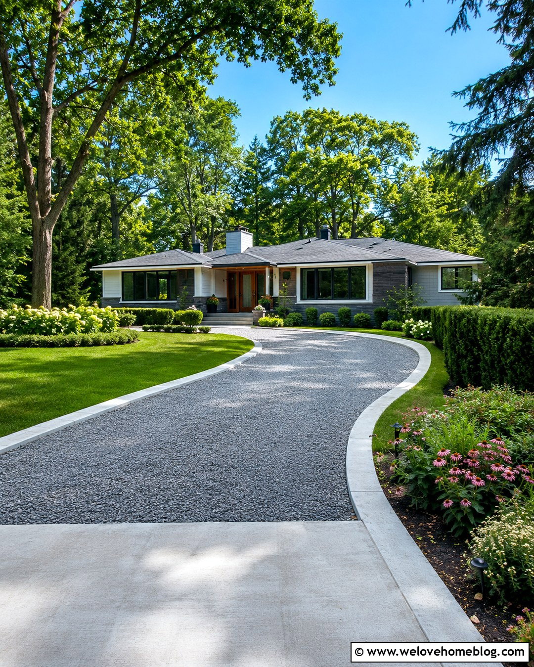 20 Gravel Driveways Edging Ideas for Neat, Lasting Borders