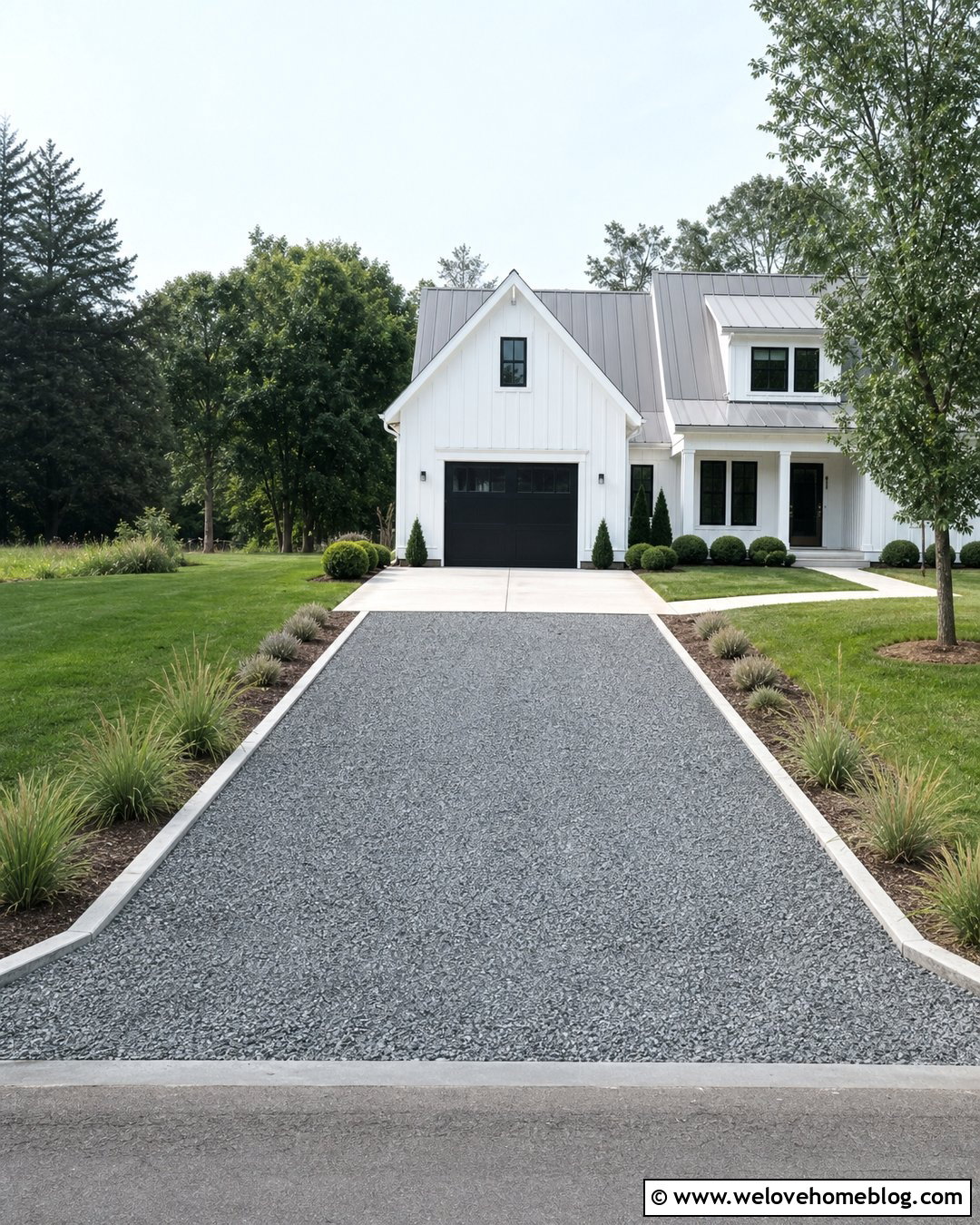 Gravel Driveway With Concrete Curb - 20 driveway with curb ideas