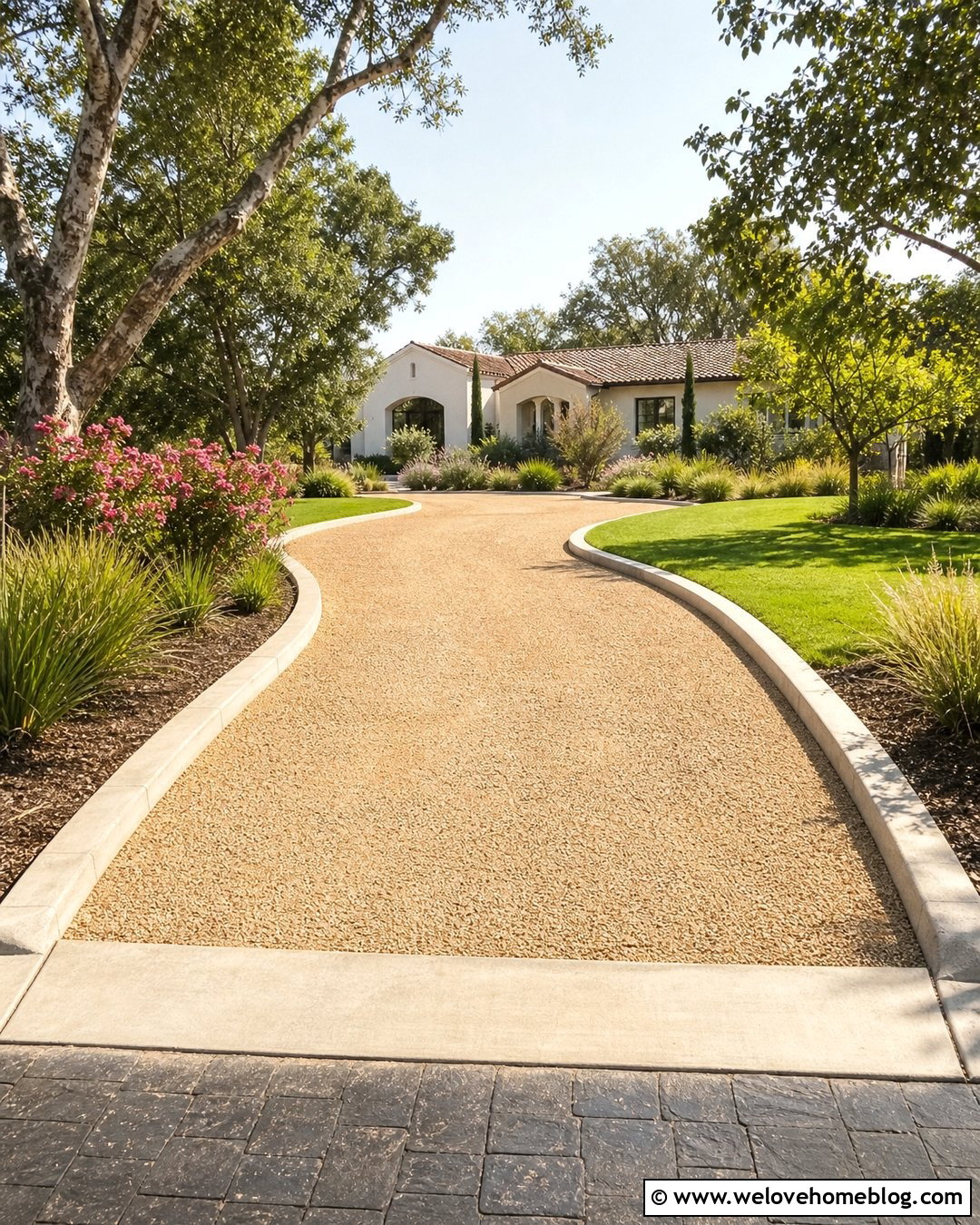 Gravel Driveway With Concrete Curbs - 20 How To Keep Gravel In Place Driveways Ideas