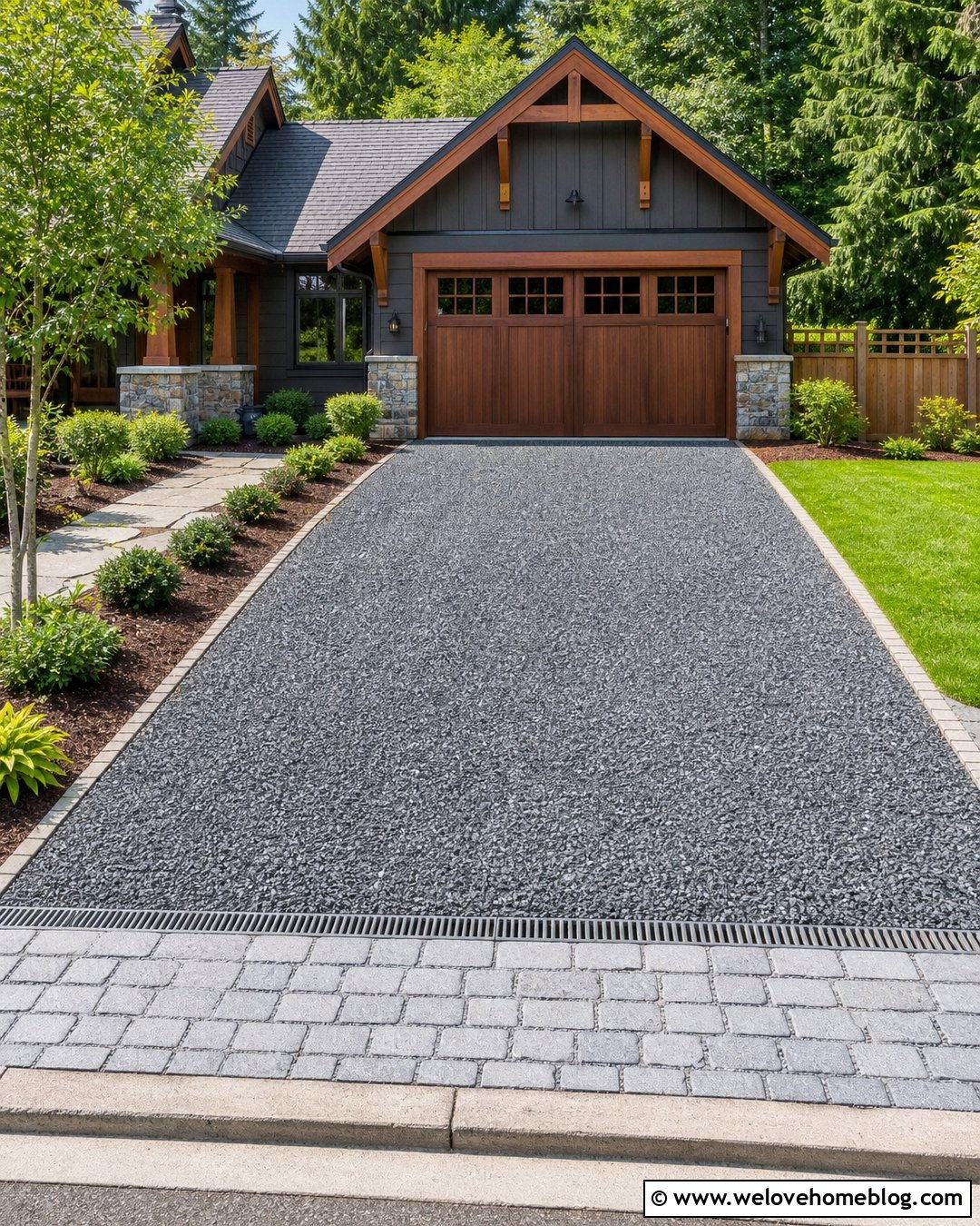 Gravel Driveway With Garage Trench Drain - 20 Gravel Driveway Drain Ideas