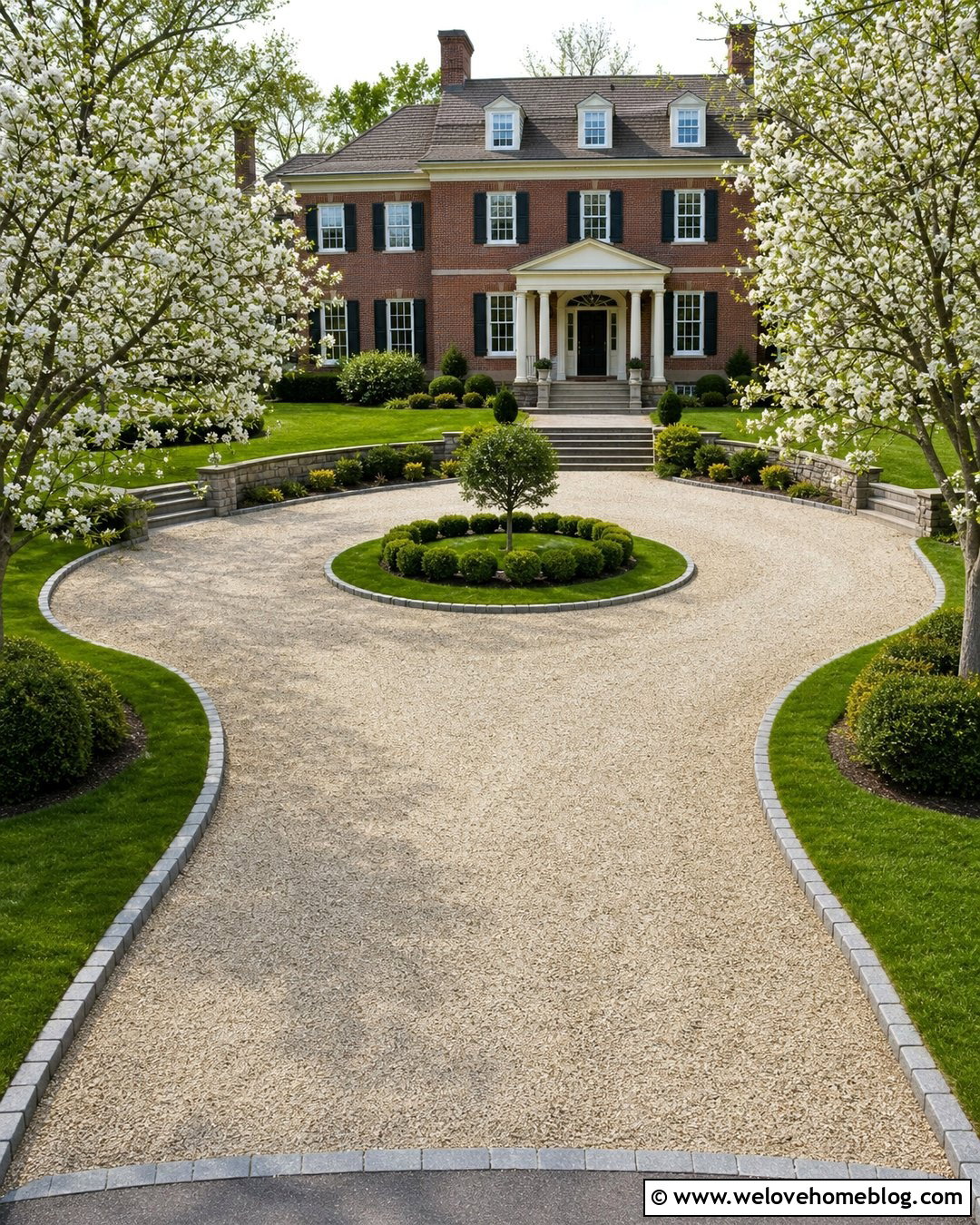 Gravel Driveway With Granite Sett Curbing - 20 Gravel Driveway Curbing Ideas