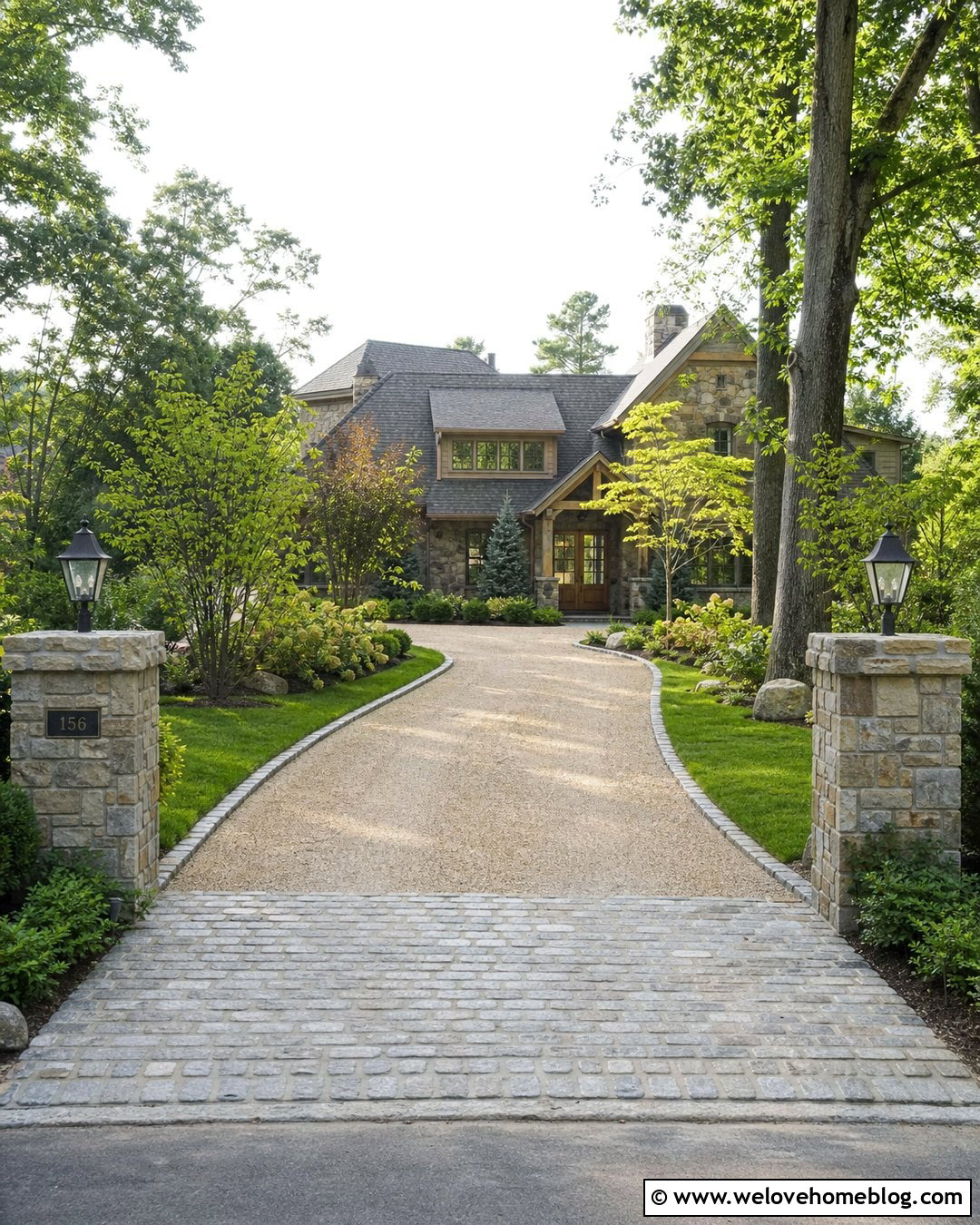 20 Driveways With Gravel Ideas for Timeless Country Charm