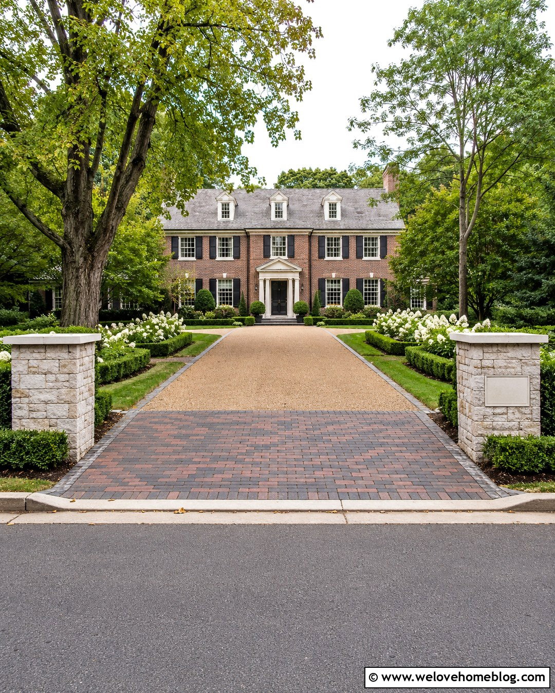 Gravel Driveway With Paver Entrance Apron - 20 Gravel Driveway With Pavers Ideas