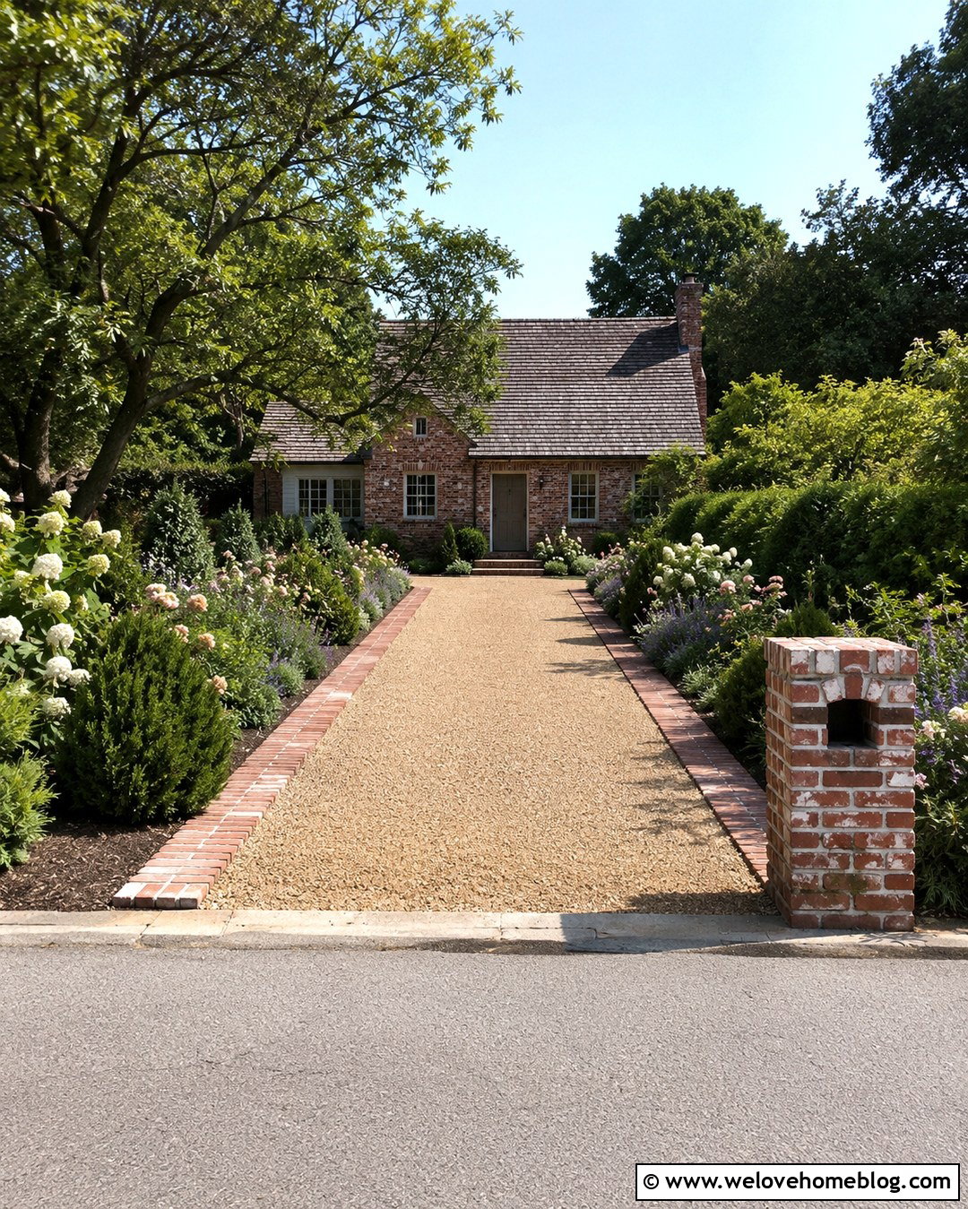 20 Gravel Driveway Landscaping Edging Ideas for Curb Appeal