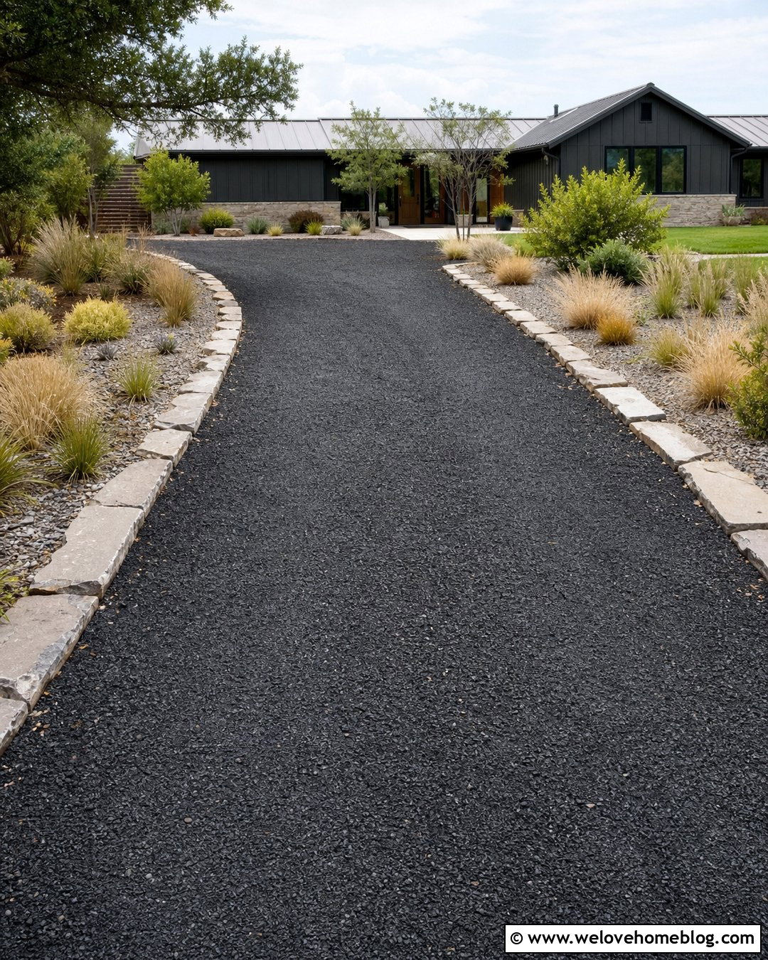 Gravel Driveway With Recycled Concrete Edging - 35 Gravel Driveway Cheap Ideas