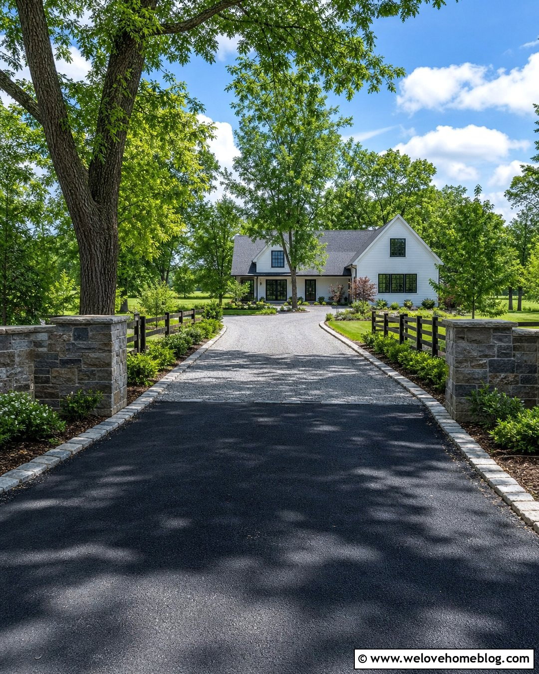 Gravel Driveway With Tarmac Entrance - 20 Tarmac And Gravel Driveway Ideas