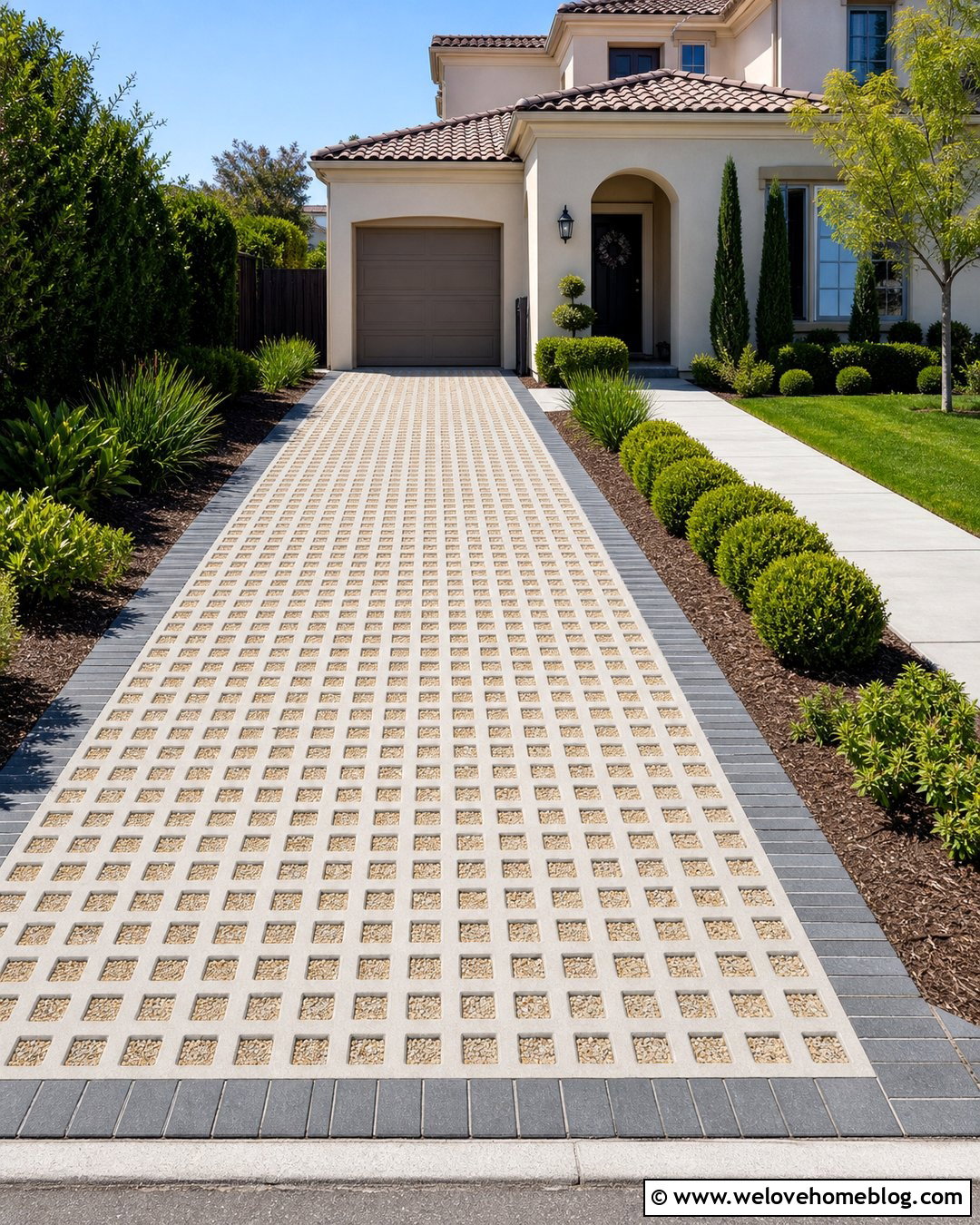 Gravel Filled Turfstone Driveway - 20 Turfstone Pavers Driveway Ideas