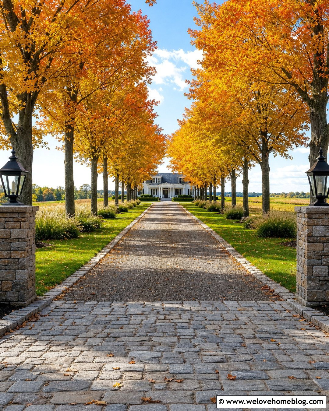 Gravel Maple Tree Lined Driveway - 20 maple tree lined driveway ideas