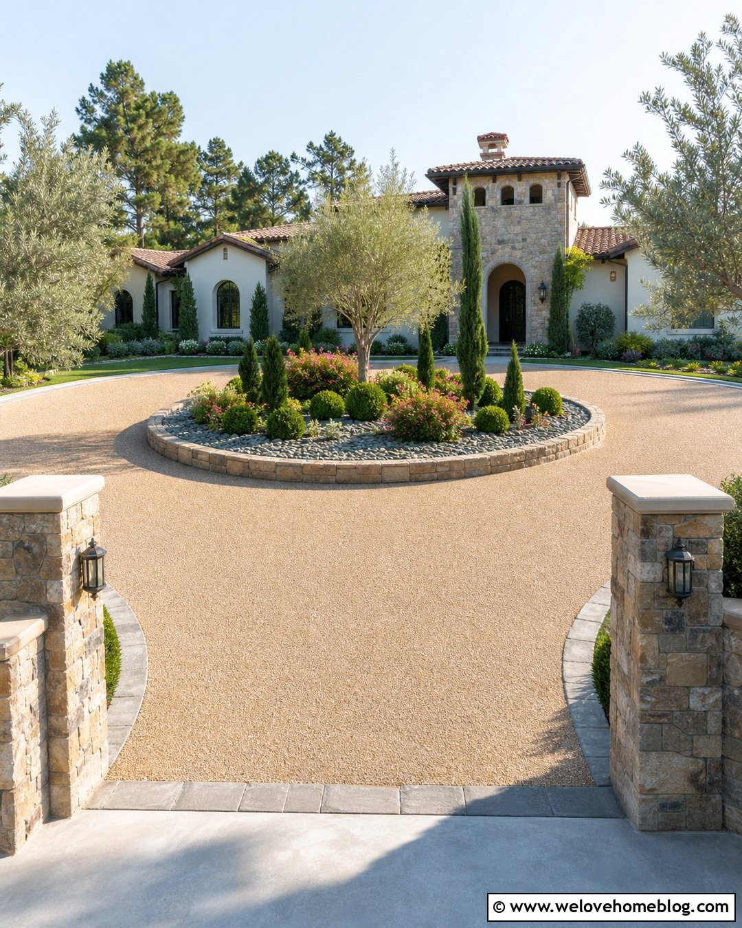 Gravel Next To Circular Driveway - 20 gravel next to driveway ideas