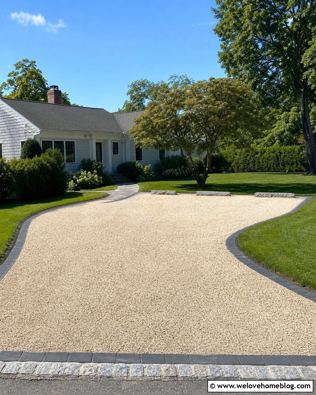 Gravel Parking Area With Grid Pavers - 20 How To Keep Gravel In Place Driveways Ideas