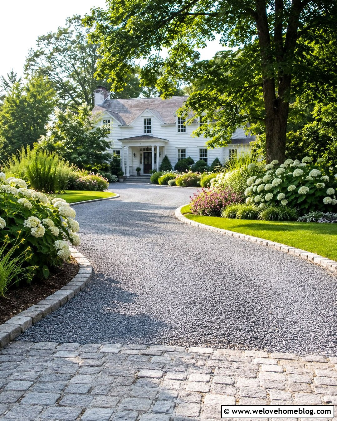 Gravel Traditional Driveway