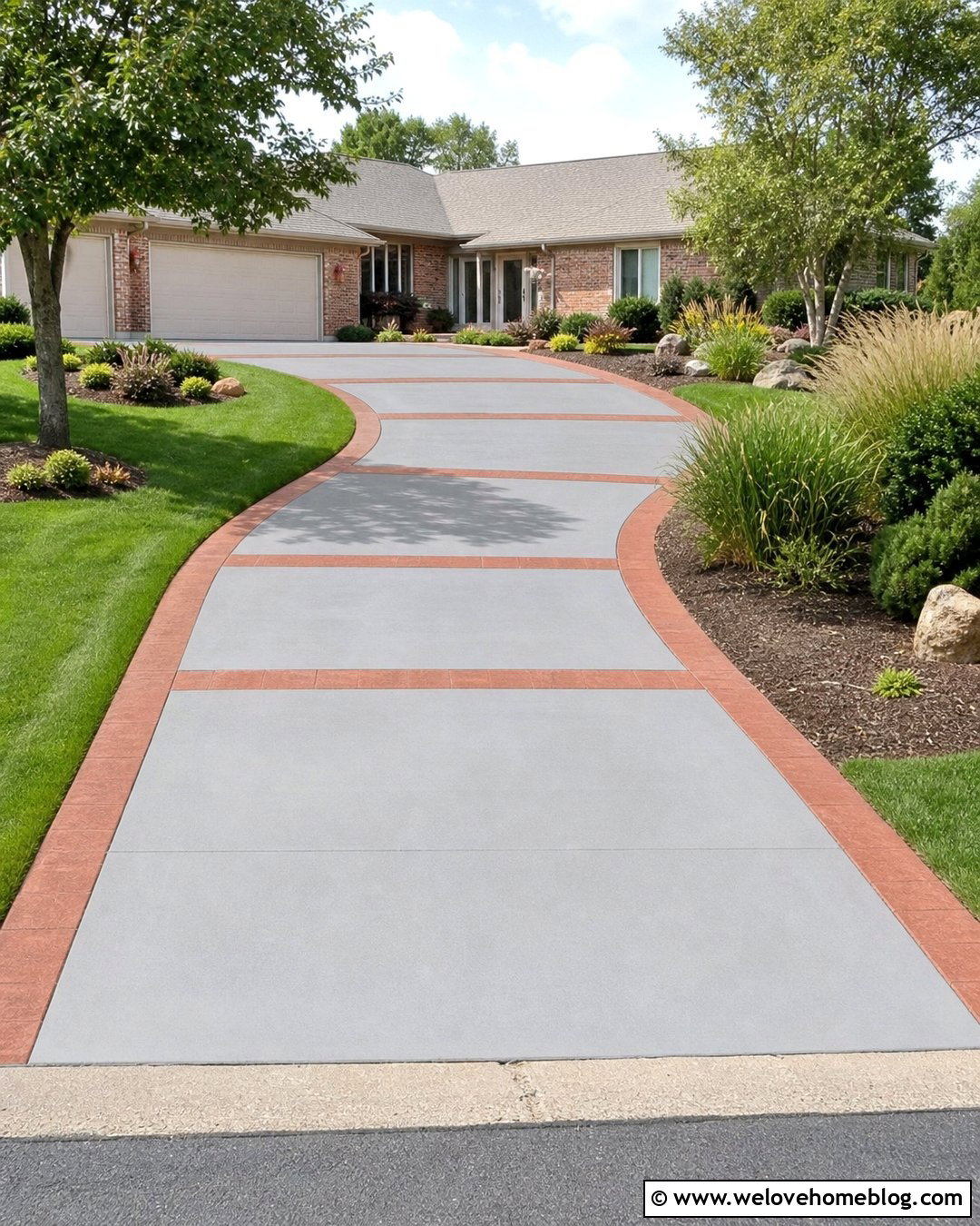 Gray And Terracotta Concrete Driveway Paint - 20 Concrete Driveway Paint Colors Ideas