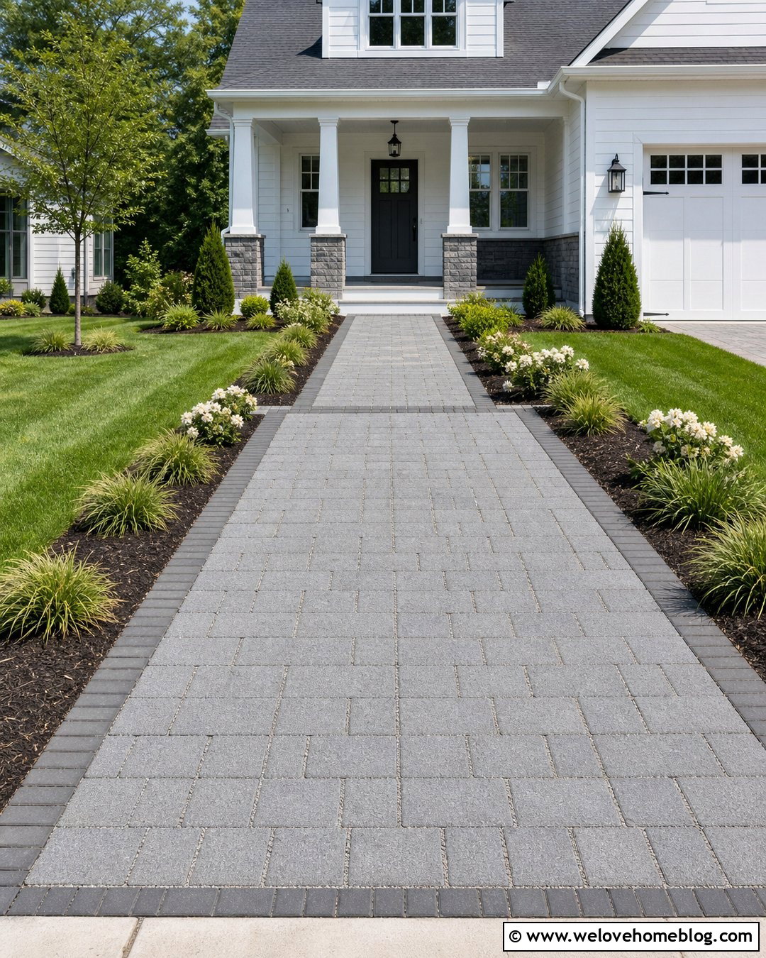 Gray Permeable Paver Driveway - 20 permeable driveway pavers ideas