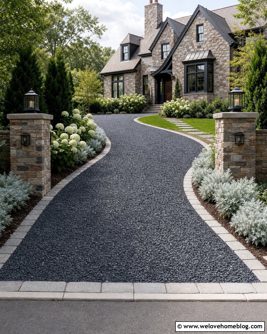 Gray Slate Gravel Driveway - 20 Driveway Gravel Options Ideas