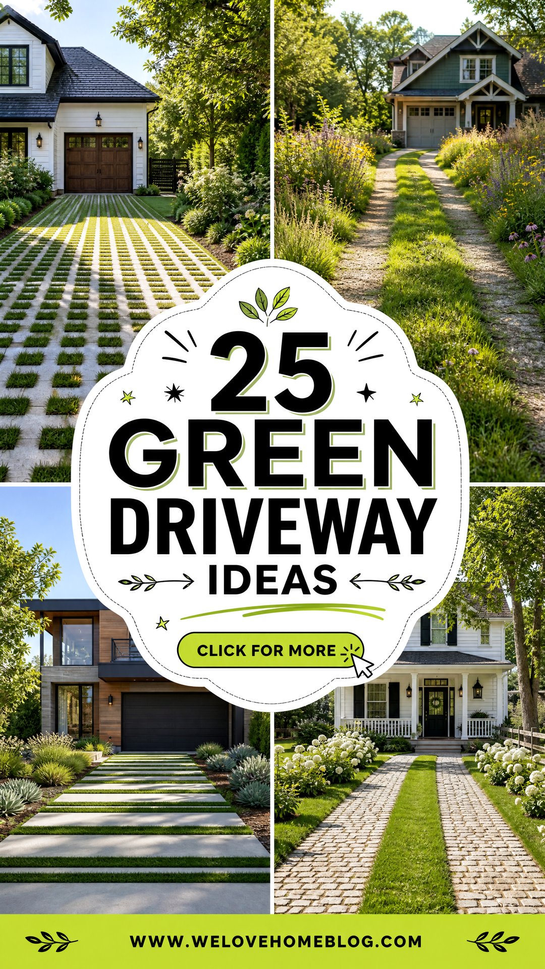 25 Green Driveway Ideas for a Stylish Eco-Friendly Home - 25 Green Driveway Ideas for a Stylish, Eco-Friendly Home