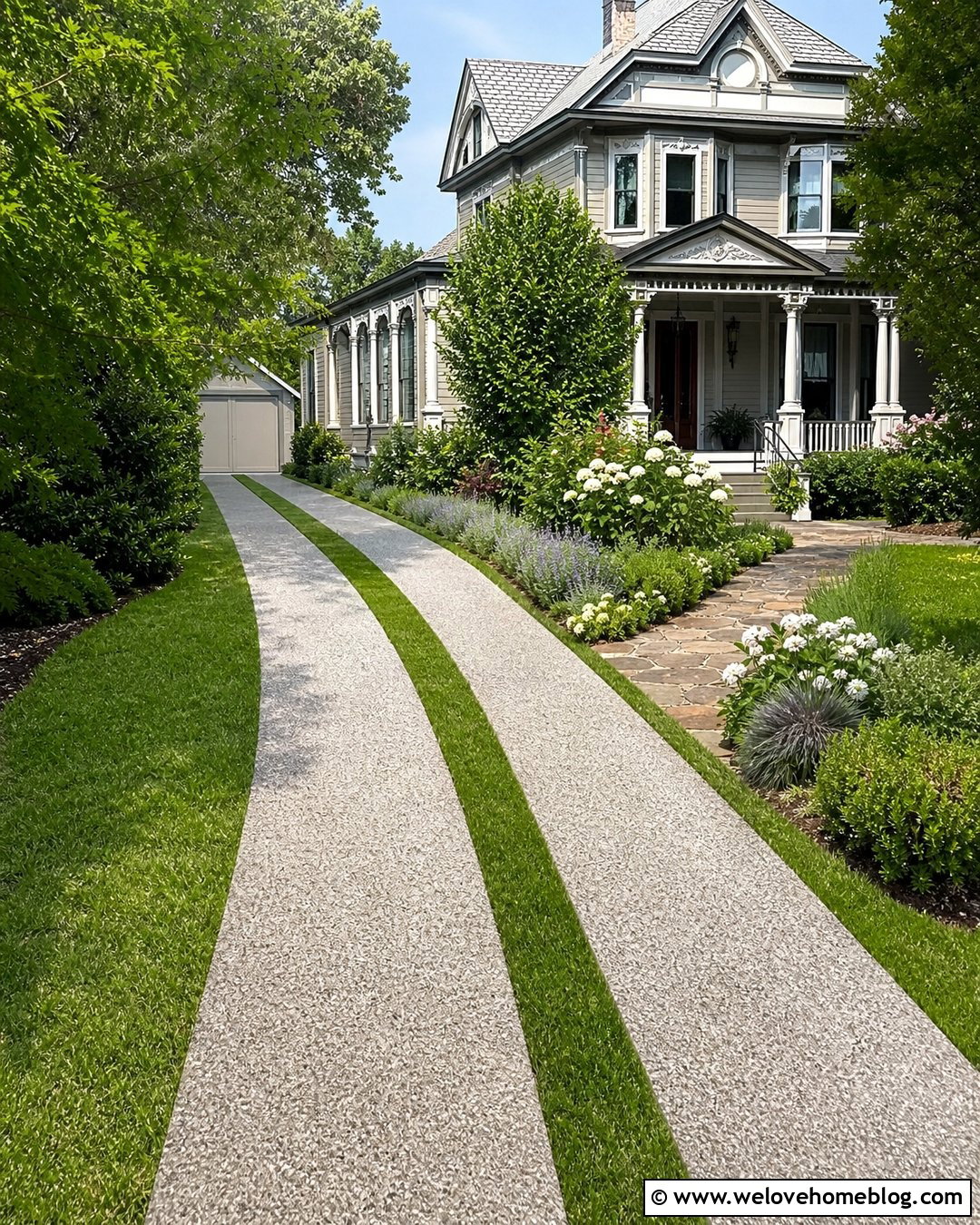 20 Grey Aggregate Driveway Ideas for Sleek Modern Homes
