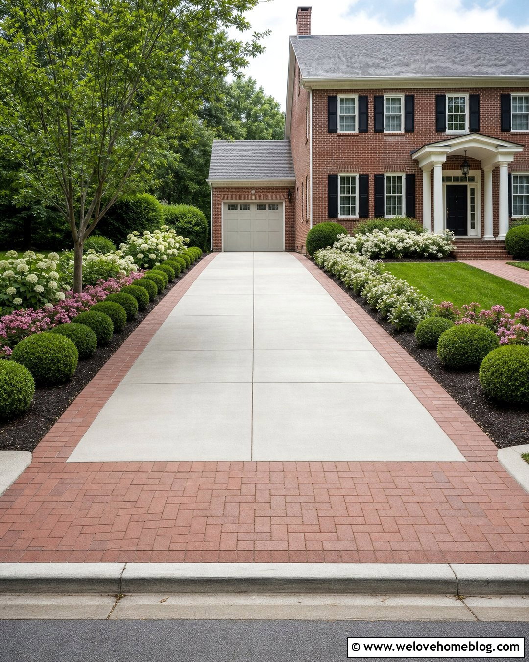 20 Half Driveway Front Yards Ideas for Clever Curb Appeal