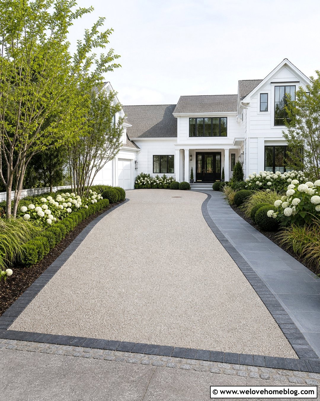 Hamptons Resin Bound Gravel Driveway - 25 hamptons driveway ideas