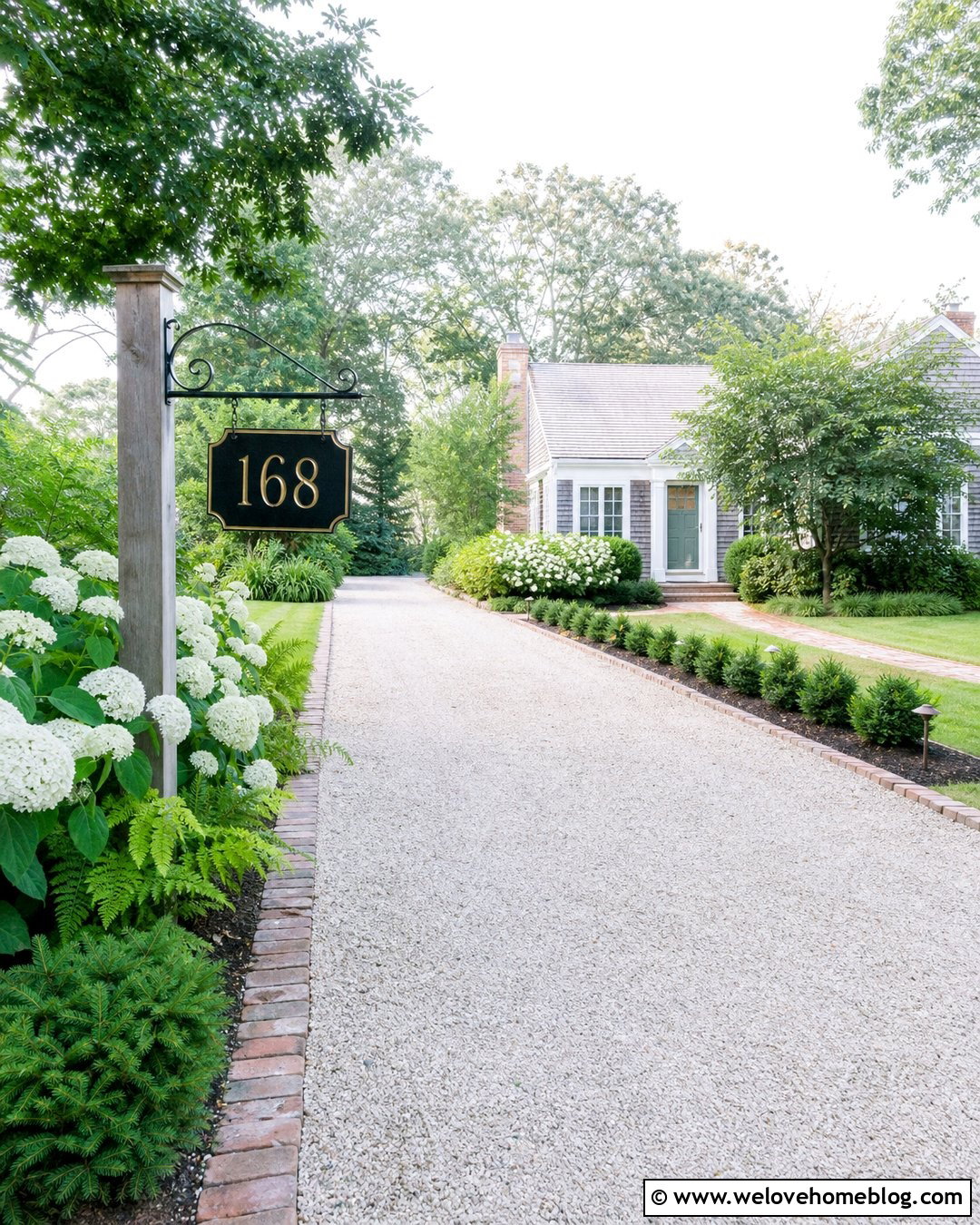 Hanging Driveway Number Sign - 25 Driveway Number Sign Ideas