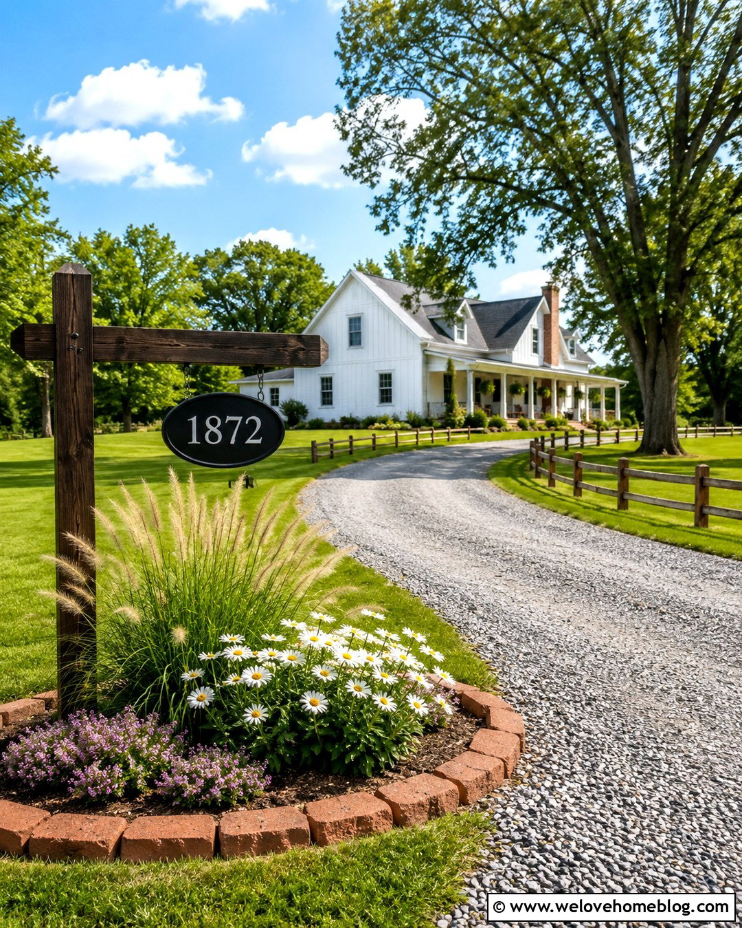 Hanging Farmhouse Driveway Address Sign - 20 Driveway Address Sign Farmhouse Ideas