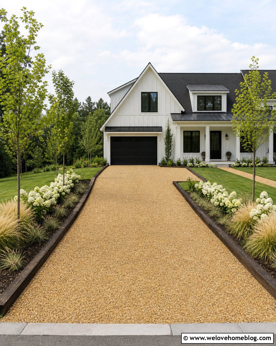 Hardwood Sleeper Edging For A Gravel Driveway - 25 Edging For Gravel Driveway Ideas