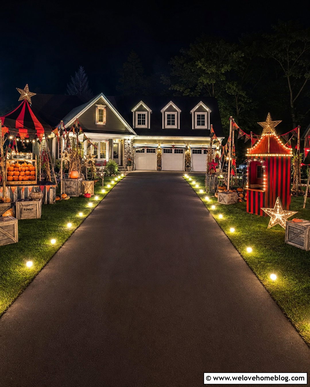 Haunted Carnival Driveway Halloween Decorations - 25 Driveway Halloween Decorations Ideas