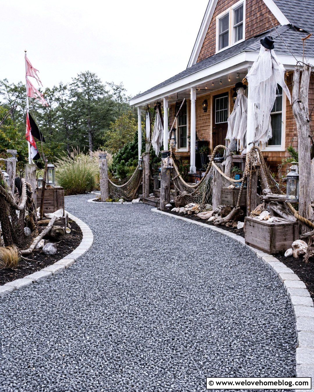 Haunted House Driveway Ghost Pirate Cove - 20 Driveway Haunted House Ideas