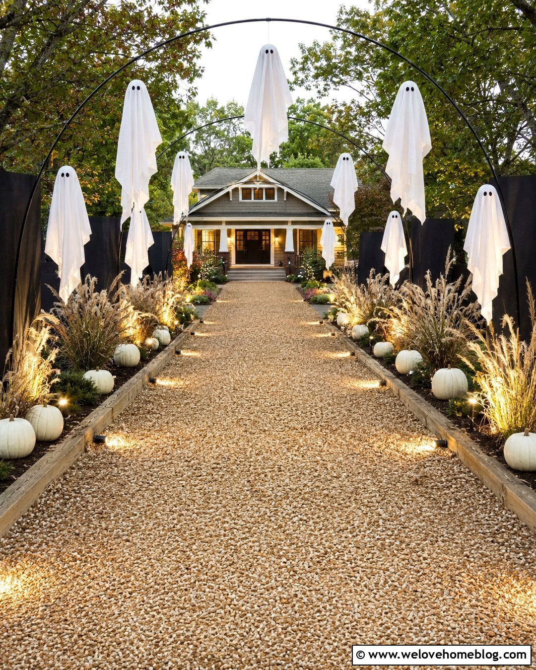 Haunted House Driveway Ghost Tunnel - 20 Driveway Haunted House Ideas