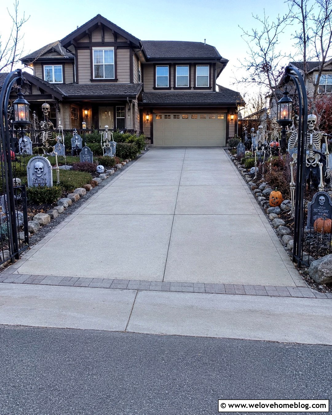 Haunted House Driveway Graveyard - 20 Driveway Haunted House Ideas