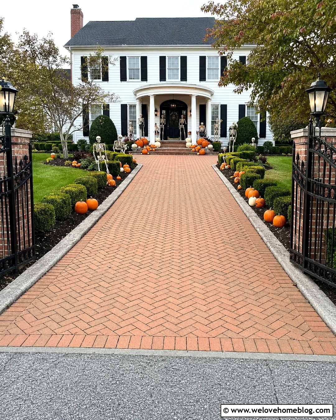 Haunted House Driveway Skeleton Welcome - 20 Driveway Haunted House Ideas