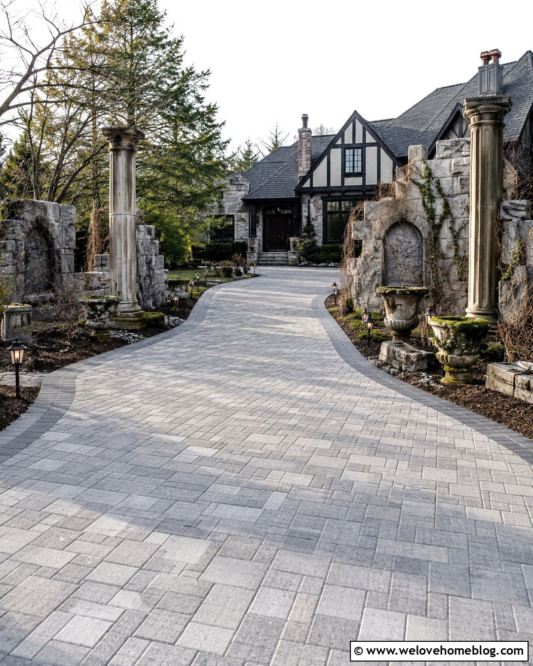 Haunted House Driveway Stone Ruins - 20 Driveway Haunted House Ideas