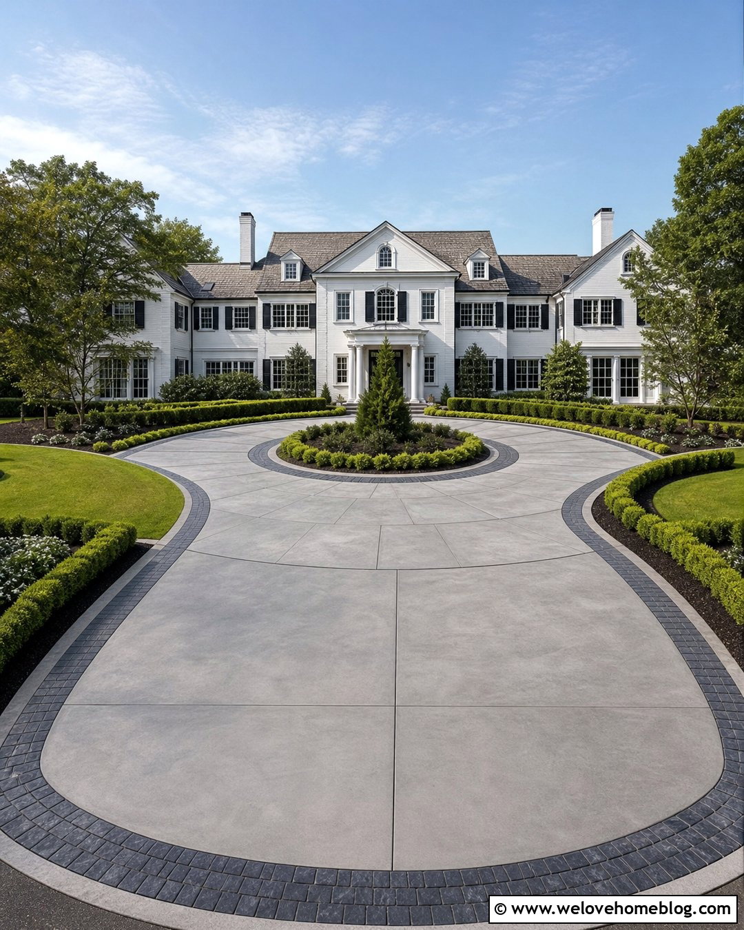 Heated Circular Driveway - 30 Heated Driveway Ideas