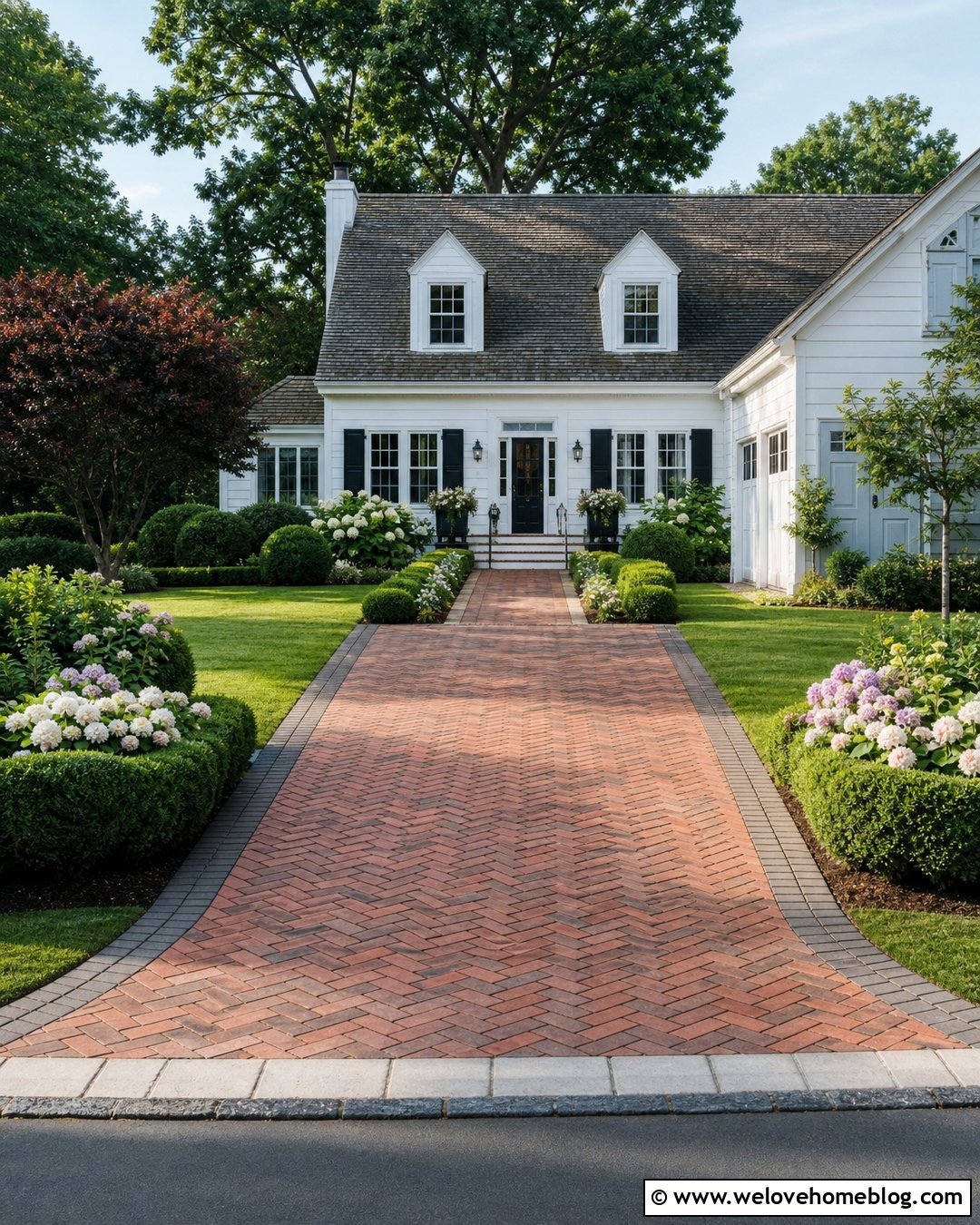 Herringbone Brick Driveway Layout - 30 Driveway Design Layout Ideas