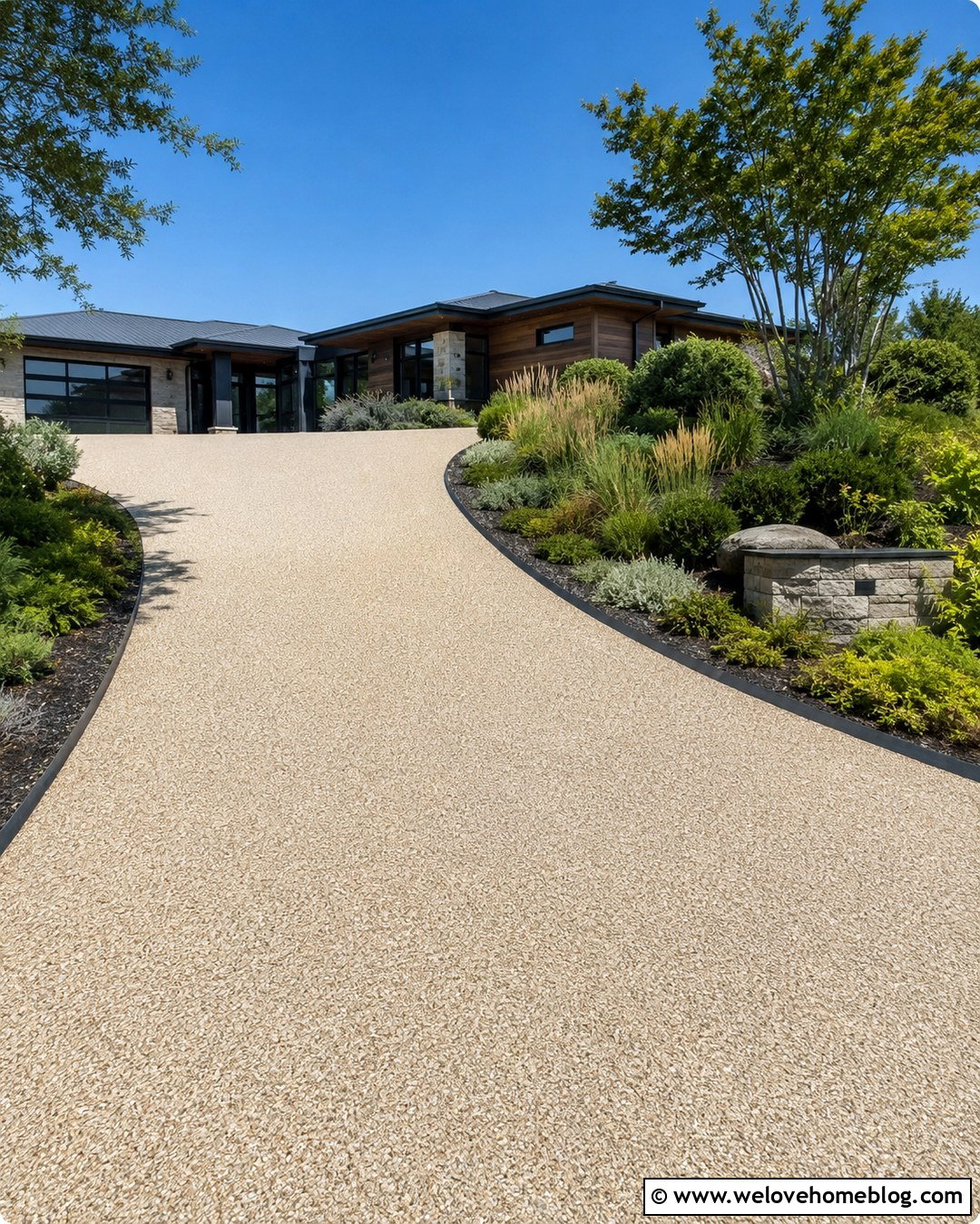 Hidden Driveway Entrance Behind A Planted Berm - 20 Hidden Driveway Entrance Ideas