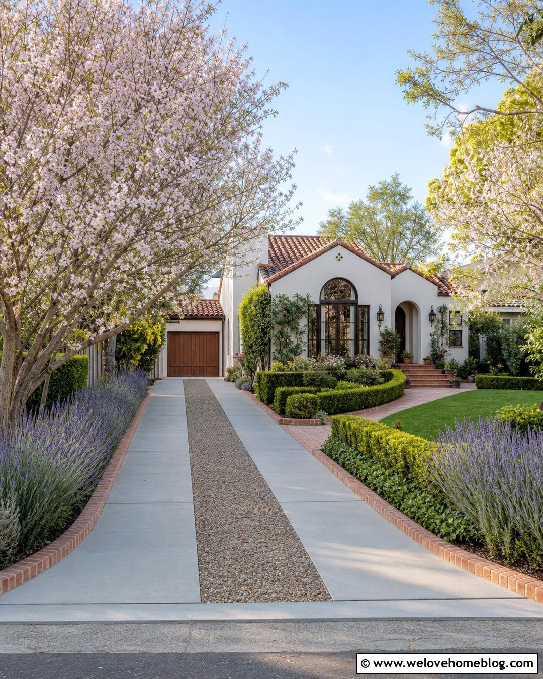 Hollywood Ribbon Driveway - 20 Hollywood Driveway Ideas