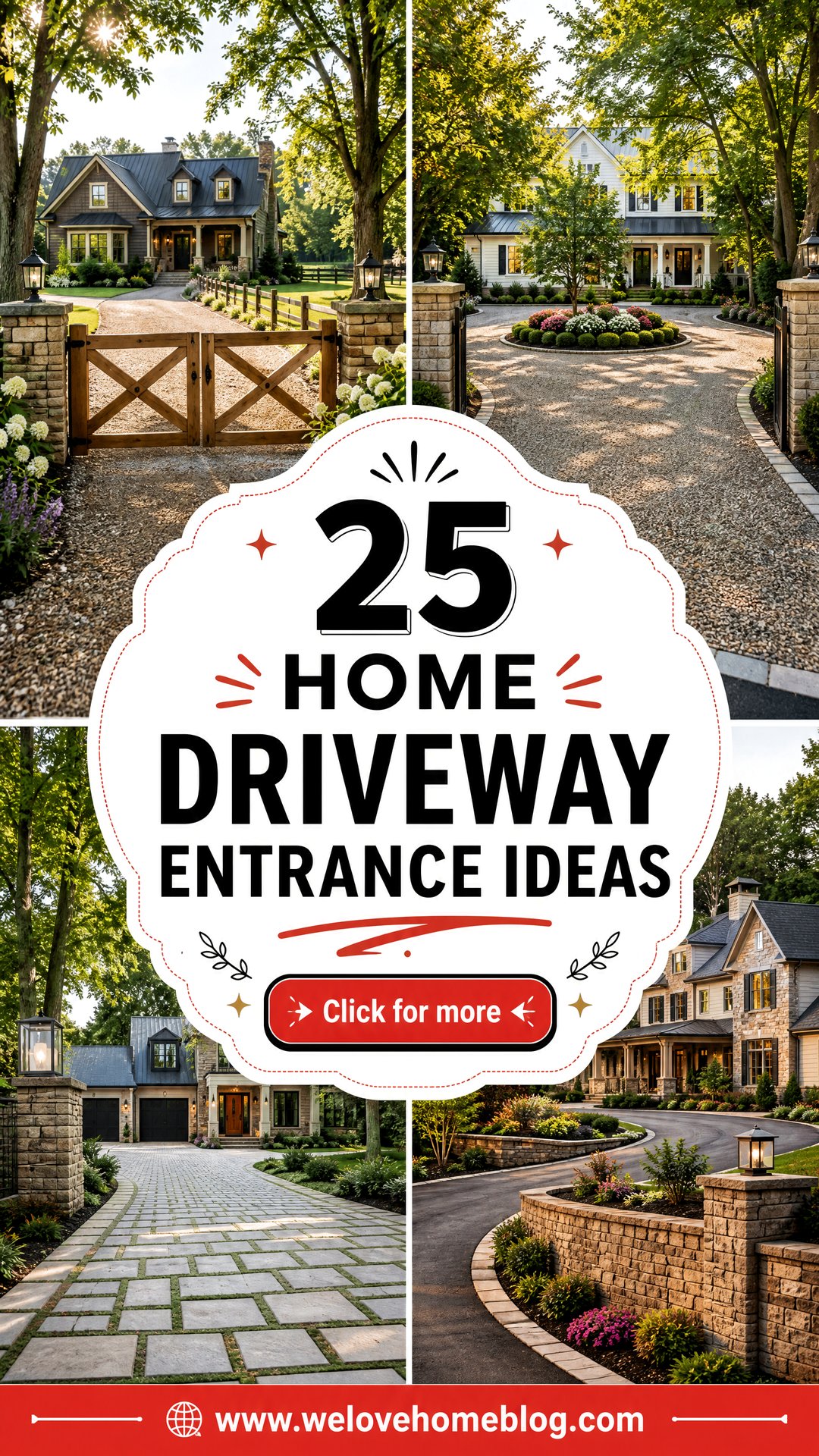25 Home Driveway Entrance Ideas to Create a Warm Welcome - 25 Home Driveway Entrance Ideas to Create a Warm Welcome