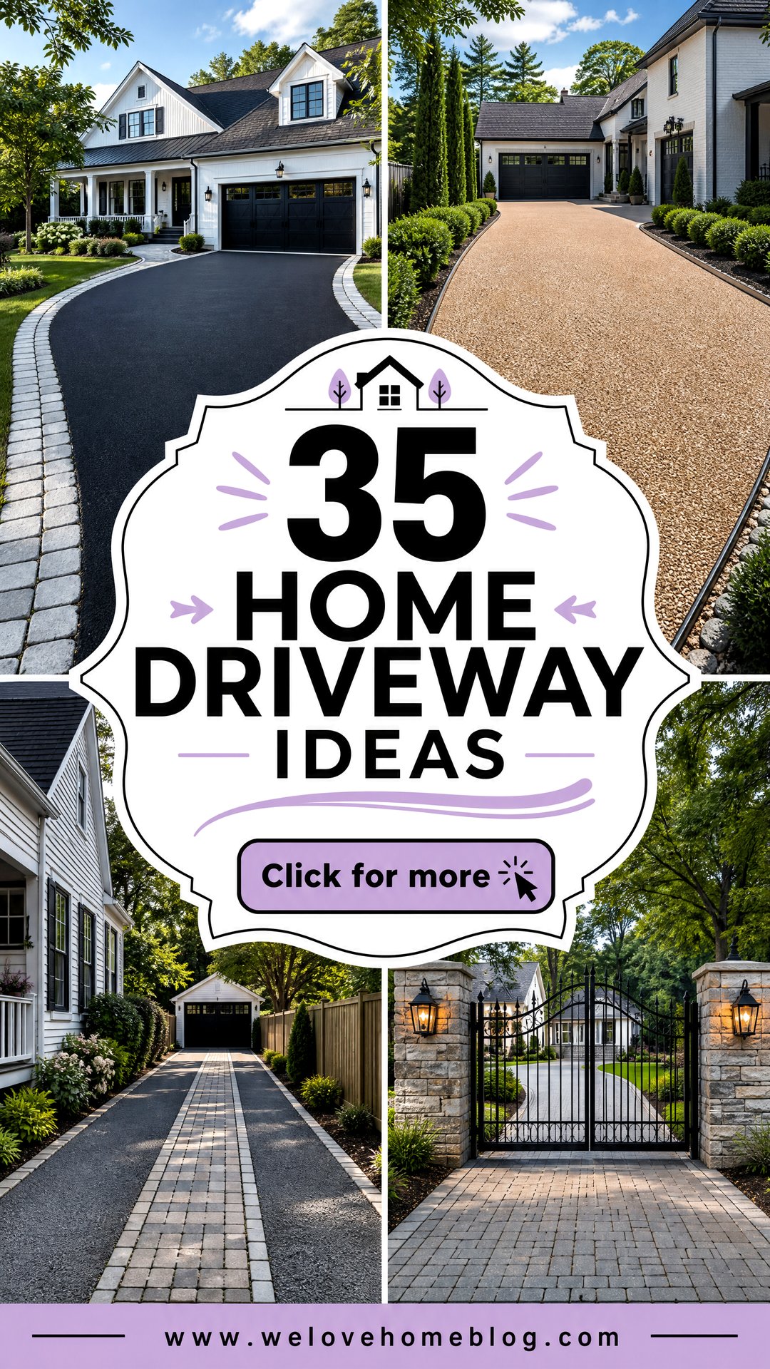 35 Home Driveway Ideas for a Fresh Welcoming First Look - 35 Home Driveway Ideas for a Fresh, Welcoming First Look