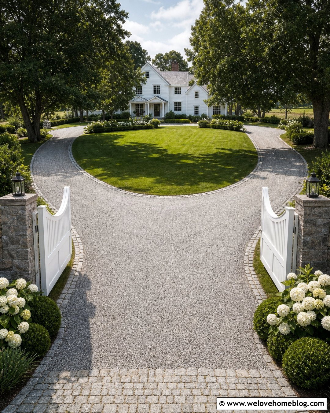Horseshoe Driveway Extension - 40 widen driveway ideas
